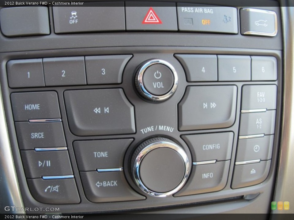 Cashmere Interior Controls for the 2012 Buick Verano FWD #62438141
