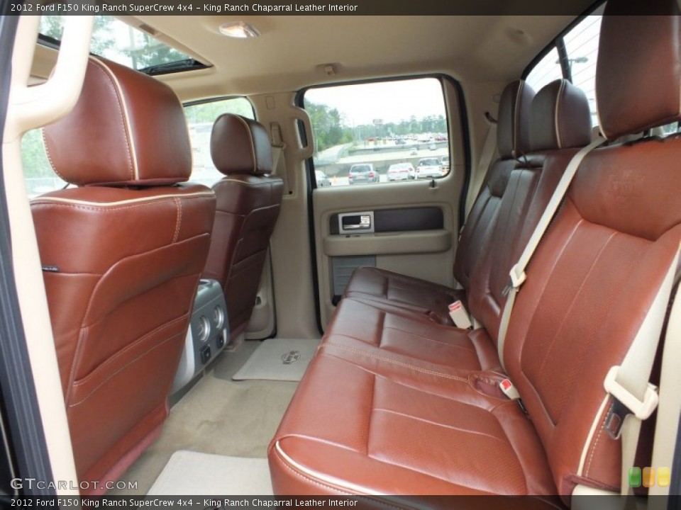 King Ranch Chaparral Leather Interior Rear Seat for the 2012 Ford F150 King Ranch SuperCrew 4x4 #62438164
