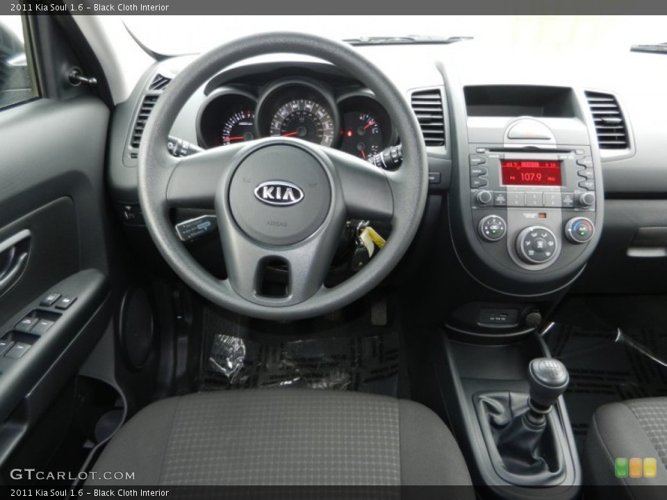 Black Cloth Interior Dashboard for the 2011 Kia Soul 1.6 #62438196