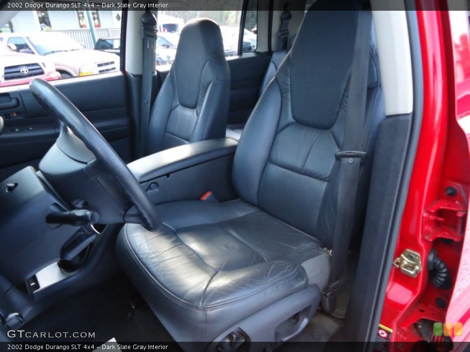 Dark Slate Gray Interior Front Seat for the 2002 Dodge Durango SLT 4x4 #62440254