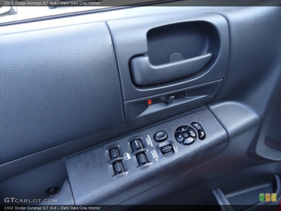 Dark Slate Gray Interior Controls for the 2002 Dodge Durango SLT 4x4 #62440273