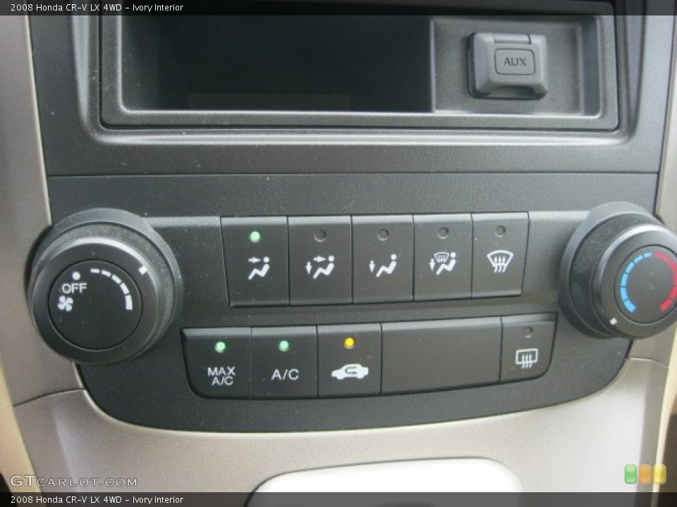 Ivory Interior Controls for the 2008 Honda CR-V LX 4WD #62440738