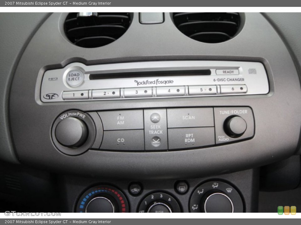 Medium Gray Interior Audio System for the 2007 Mitsubishi Eclipse Spyder GT #62440855