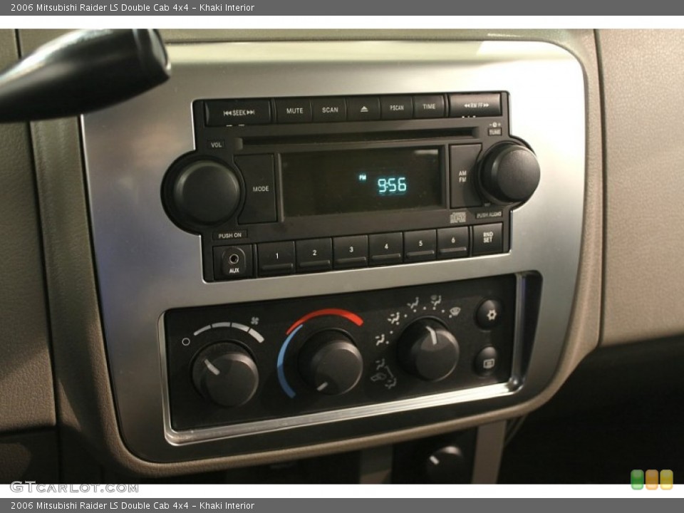 Khaki Interior Controls for the 2006 Mitsubishi Raider LS Double Cab 4x4 #62442344