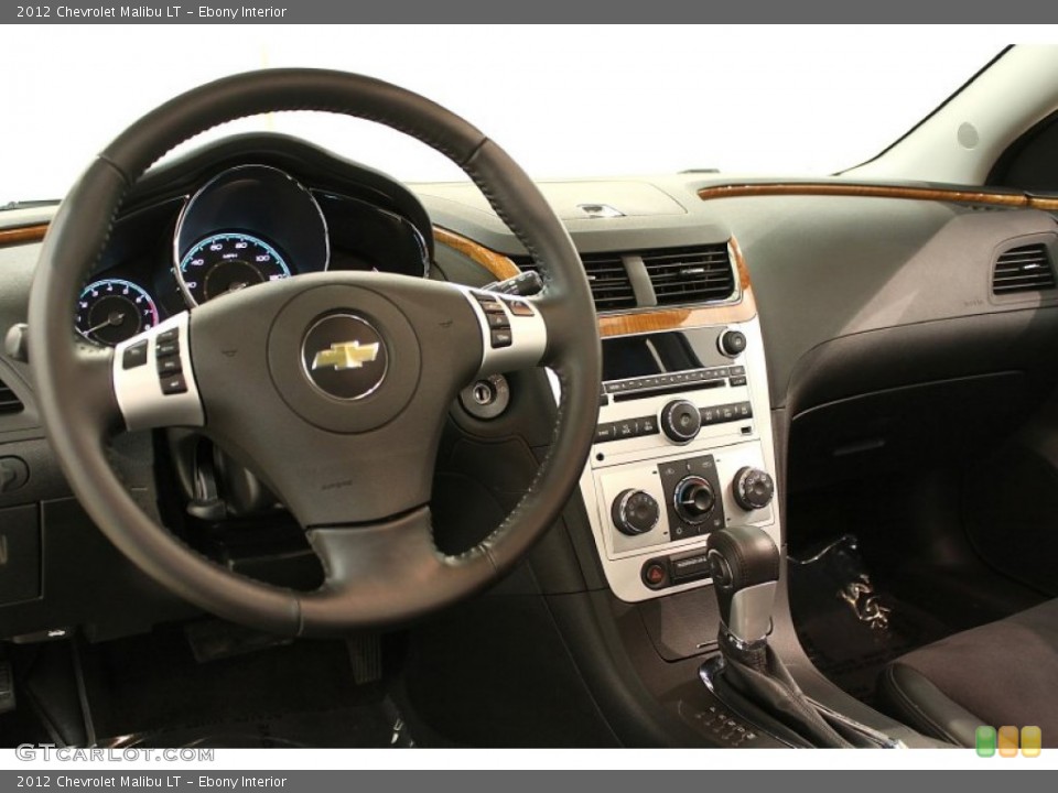 Ebony Interior Dashboard for the 2012 Chevrolet Malibu LT #62442895