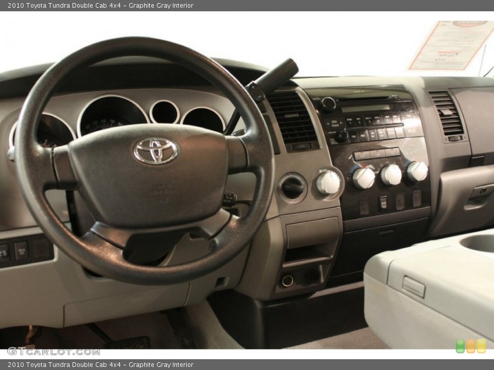 Graphite Gray Interior Dashboard for the 2010 Toyota Tundra Double Cab 4x4 #62443748