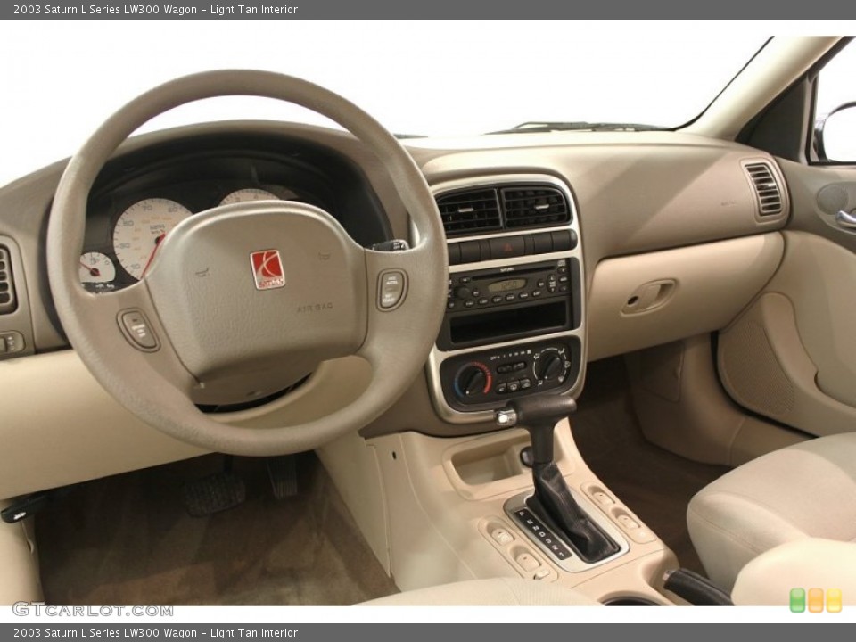 Light Tan Interior Dashboard for the 2003 Saturn L Series LW300 Wagon #62443960