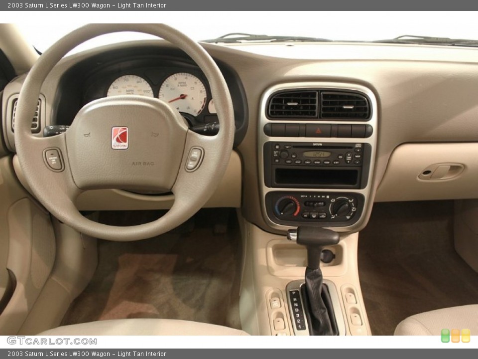 Light Tan Interior Dashboard for the 2003 Saturn L Series LW300 Wagon #62444061