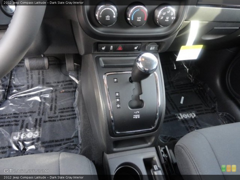 Dark Slate Gray Interior Transmission for the 2012 Jeep Compass Latitude #62444983