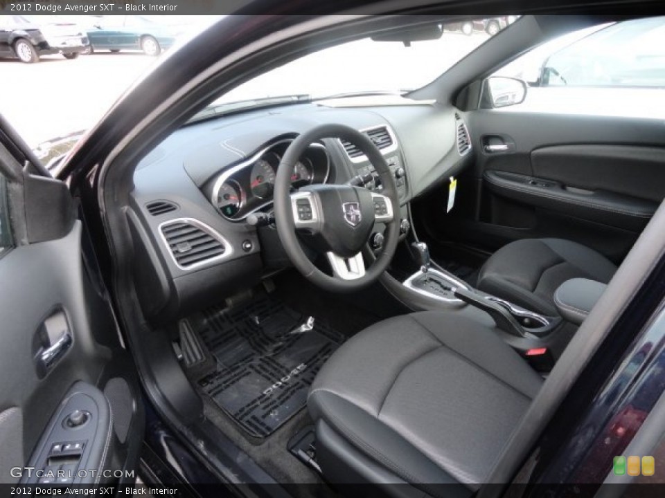 Black Interior Prime Interior for the 2012 Dodge Avenger SXT #62445250