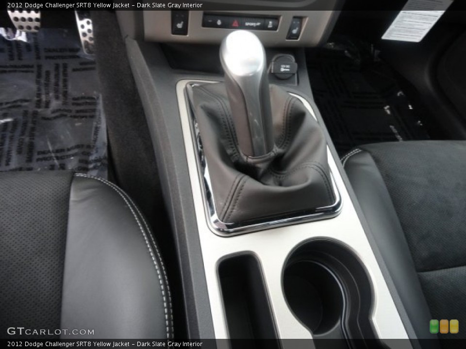 Dark Slate Gray Interior Transmission for the 2012 Dodge Challenger SRT8 Yellow Jacket #62445339