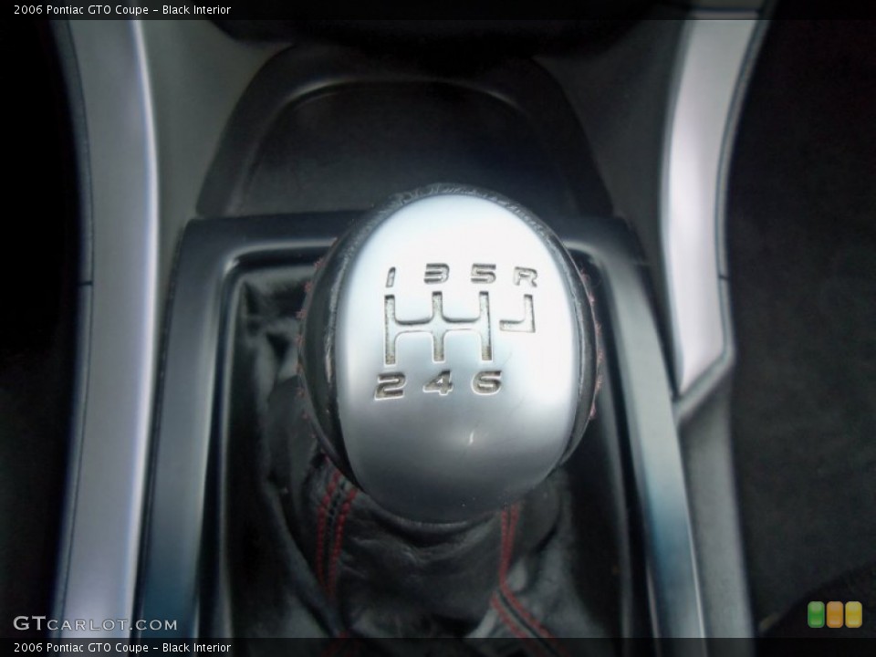 Black Interior Transmission for the 2006 Pontiac GTO Coupe #62448163