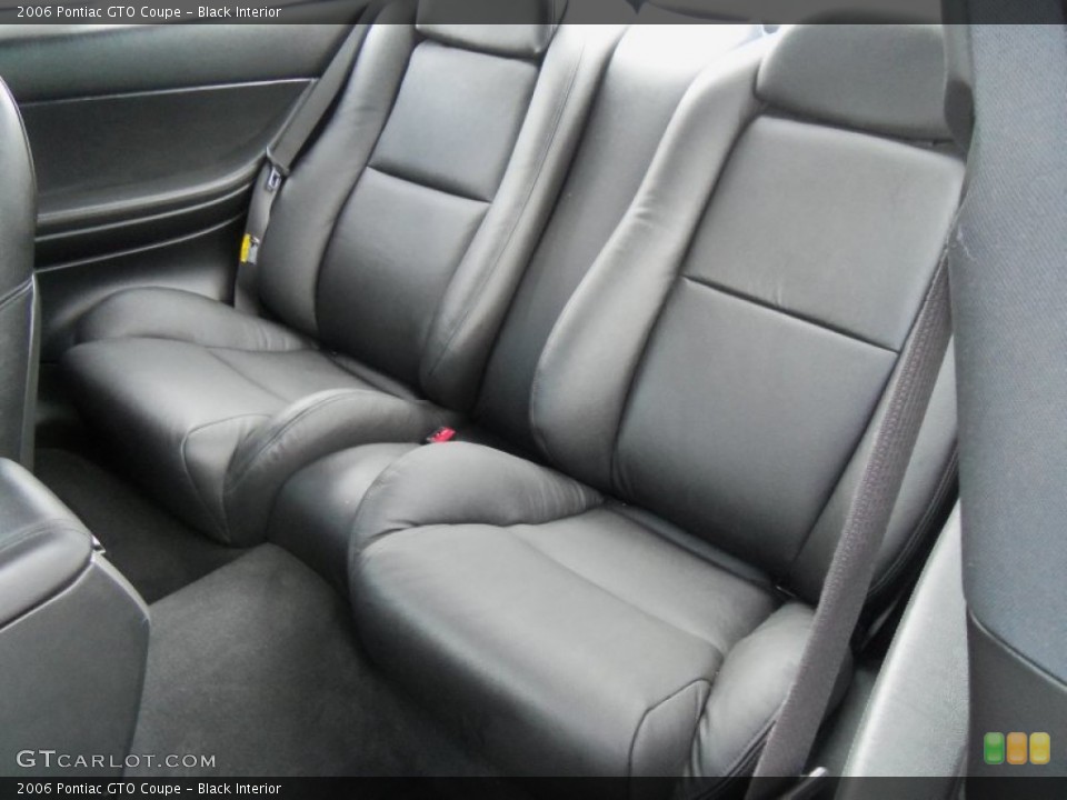 Black Interior Photo for the 2006 Pontiac GTO Coupe #62448197