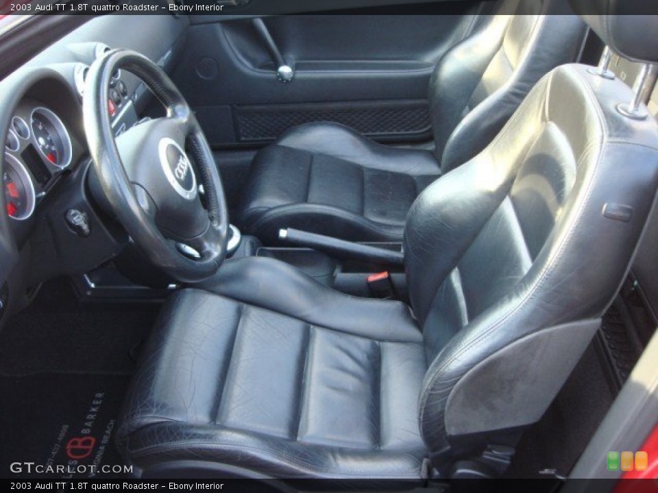 Ebony Interior Photo for the 2003 Audi TT 1.8T quattro Roadster #62449063