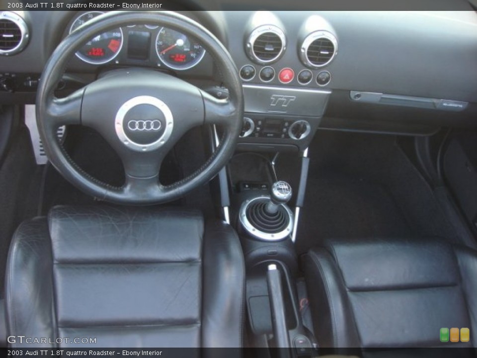 Ebony Interior Dashboard for the 2003 Audi TT 1.8T quattro Roadster #62449072