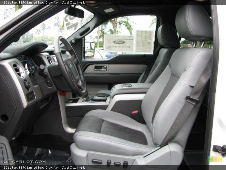 Steel Gray Interior Photo for the 2011 Ford F150 Limited SuperCrew 4x4 #62449375