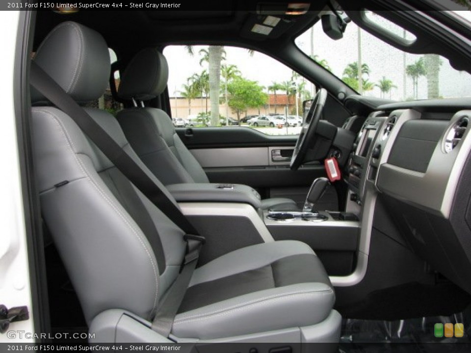 Steel Gray Interior Photo for the 2011 Ford F150 Limited SuperCrew 4x4 #62449445