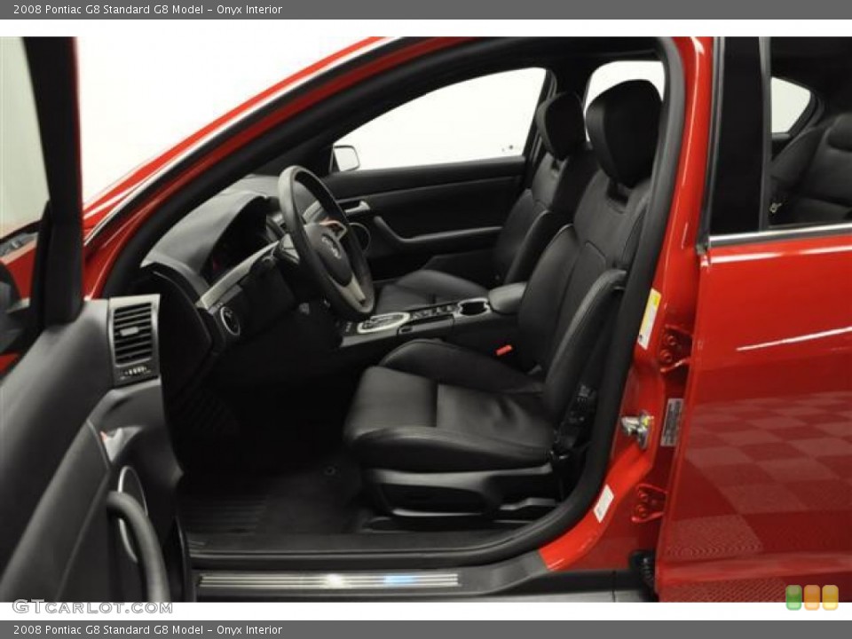 Onyx Interior Photo for the 2008 Pontiac G8  #62450605