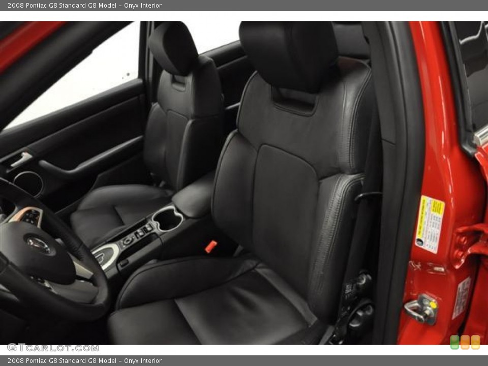 Onyx Interior Photo for the 2008 Pontiac G8  #62450614