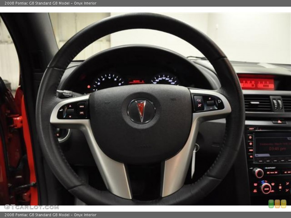Onyx Interior Steering Wheel for the 2008 Pontiac G8  #62450638