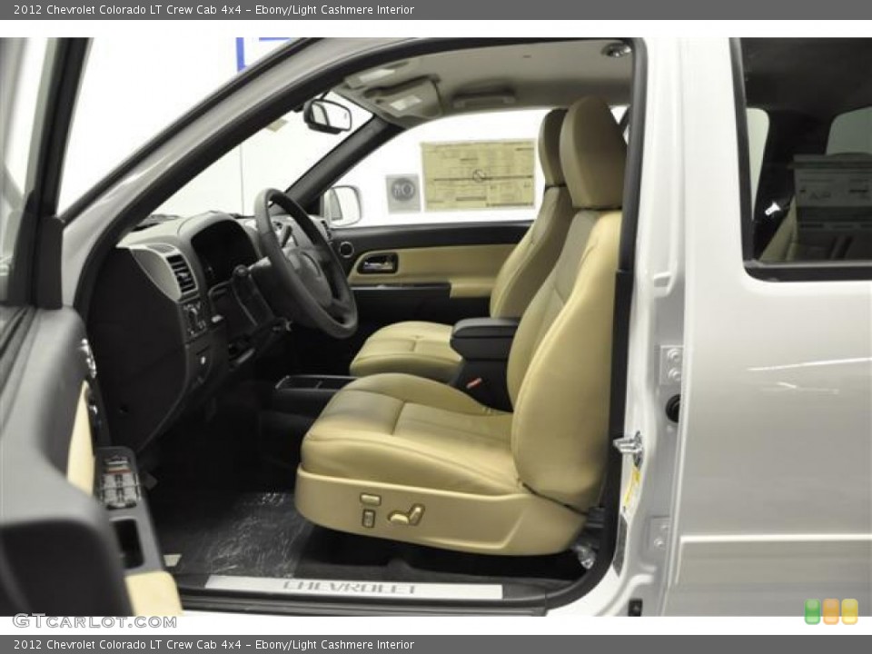 Ebony/Light Cashmere Interior Photo for the 2012 Chevrolet Colorado LT Crew Cab 4x4 #62452213