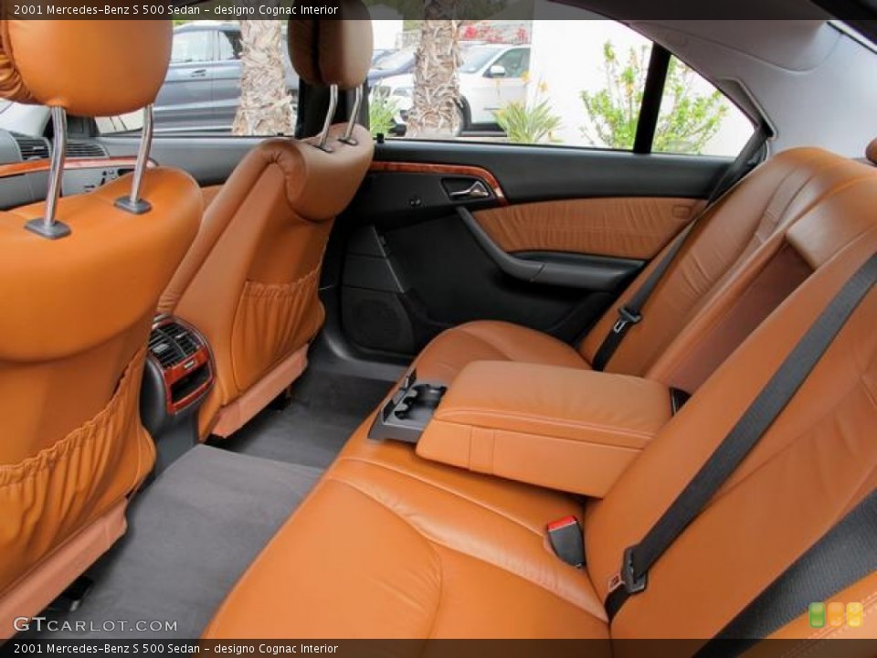 designo Cognac Interior Photo for the 2001 Mercedes-Benz S 500 Sedan #62452459
