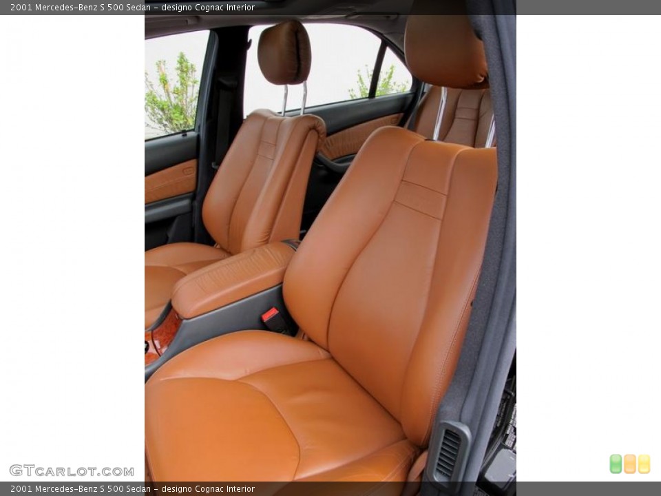 designo Cognac Interior Photo for the 2001 Mercedes-Benz S 500 Sedan #62452475