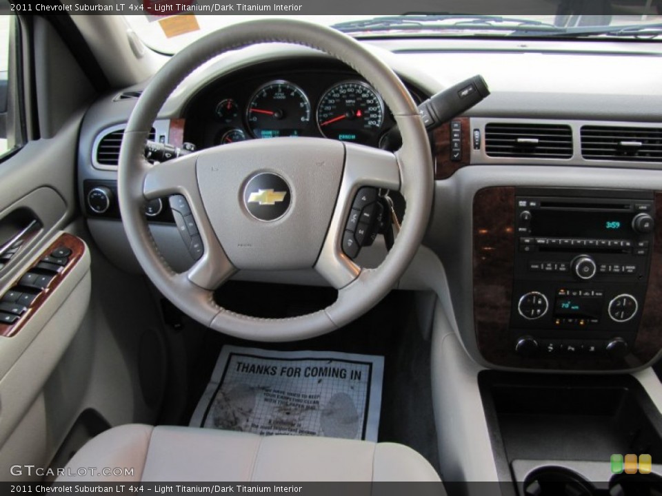 Light Titanium/Dark Titanium Interior Dashboard for the 2011 Chevrolet Suburban LT 4x4 #62452486