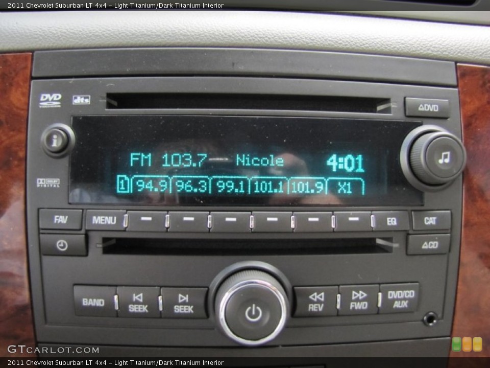 Light Titanium/Dark Titanium Interior Audio System for the 2011 Chevrolet Suburban LT 4x4 #62452590