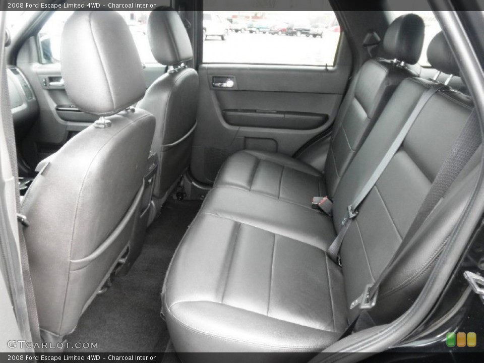 Charcoal Interior Rear Seat for the 2008 Ford Escape Limited 4WD #62452786