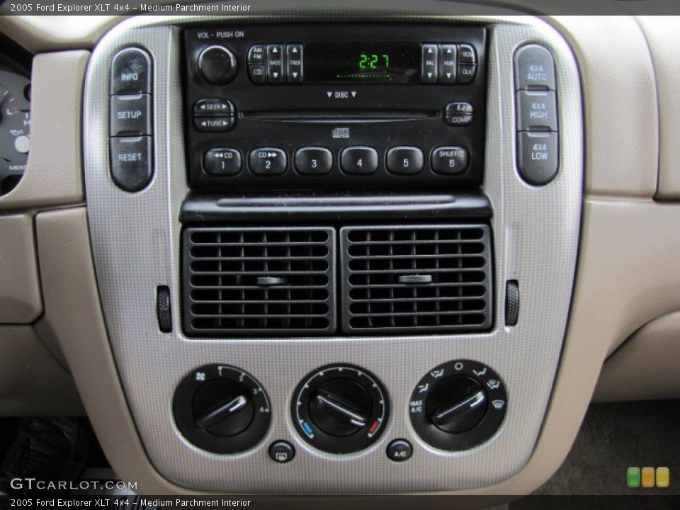 Medium Parchment Interior Controls for the 2005 Ford Explorer XLT 4x4 #62454385