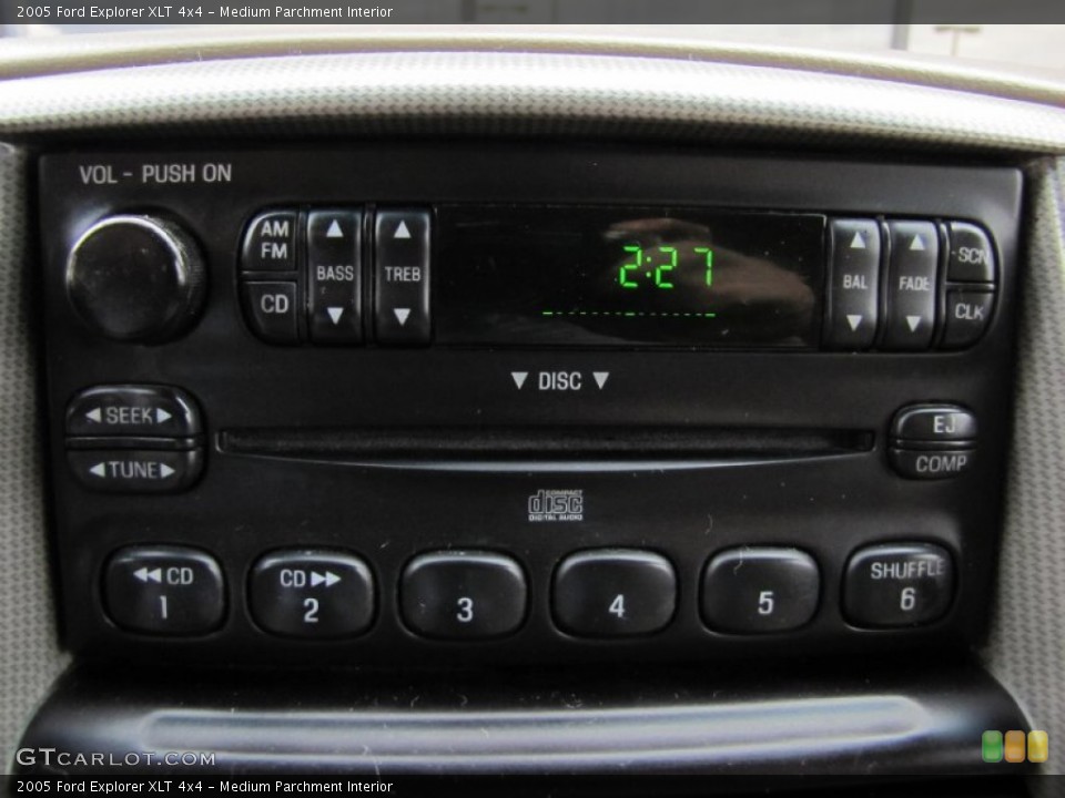 Medium Parchment Interior Audio System for the 2005 Ford Explorer XLT 4x4 #62454394