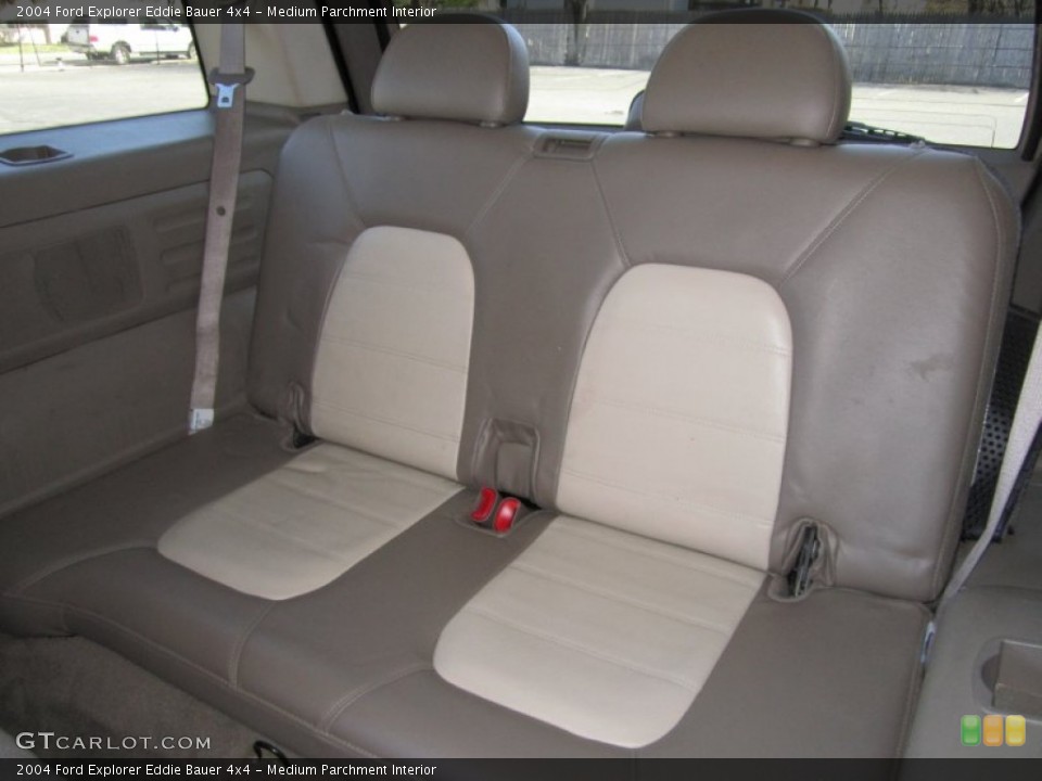 Medium Parchment Interior Rear Seat for the 2004 Ford Explorer Eddie Bauer 4x4 #62454540
