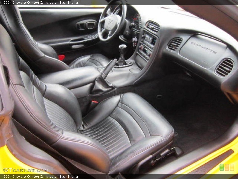 Black Interior Photo for the 2004 Chevrolet Corvette Convertible #62454907
