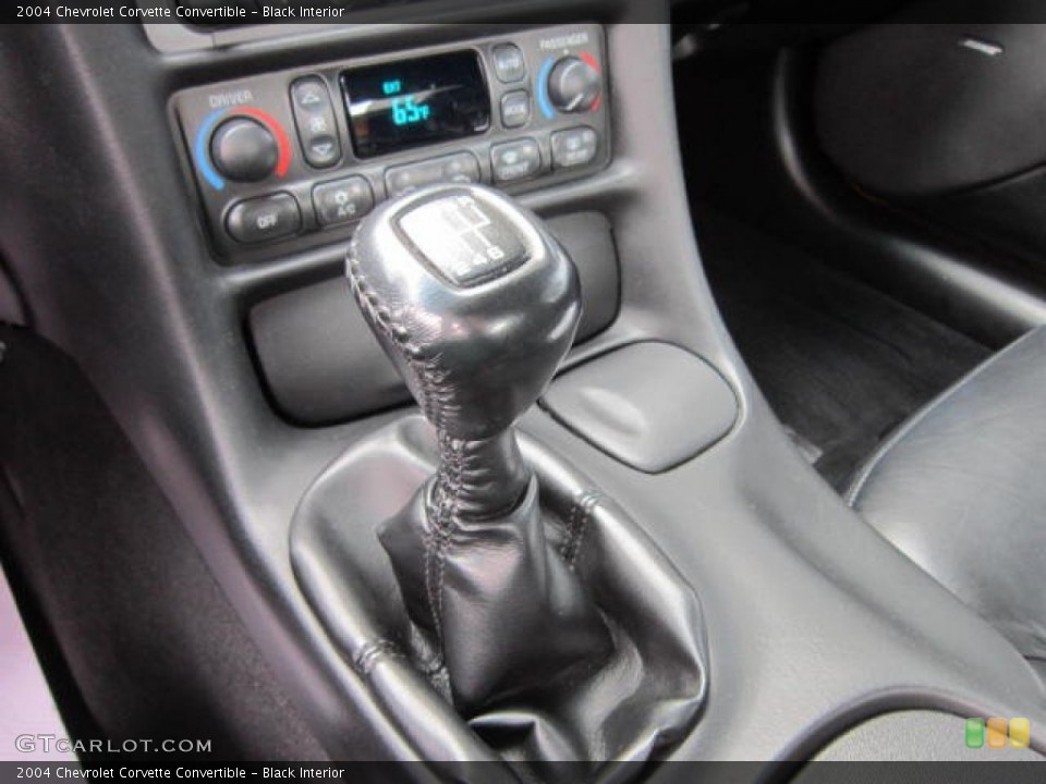 Black Interior Transmission for the 2004 Chevrolet Corvette Convertible #62454945