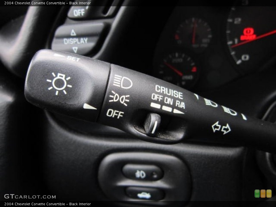 Black Interior Controls for the 2004 Chevrolet Corvette Convertible #62454961