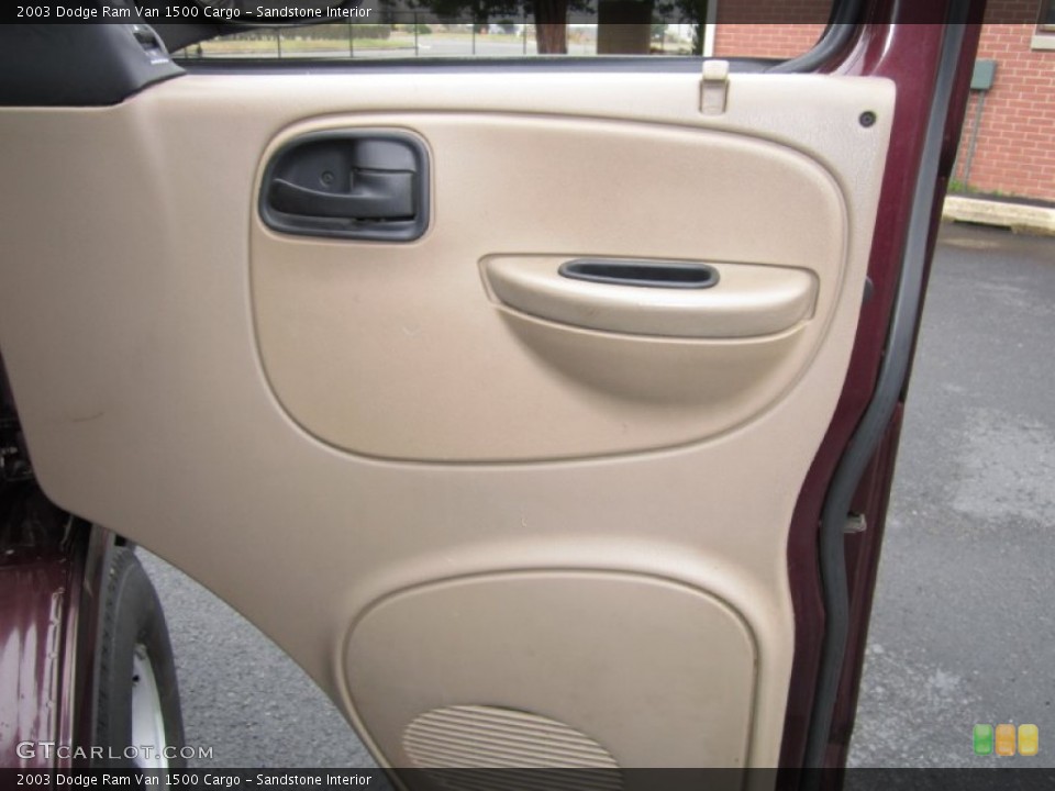 Sandstone Interior Door Panel for the 2003 Dodge Ram Van 1500 Cargo #62454975