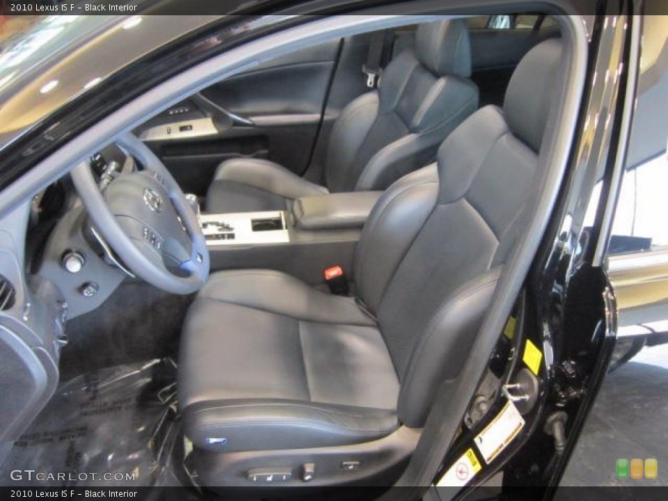 Black Interior Photo for the 2010 Lexus IS F #62455039