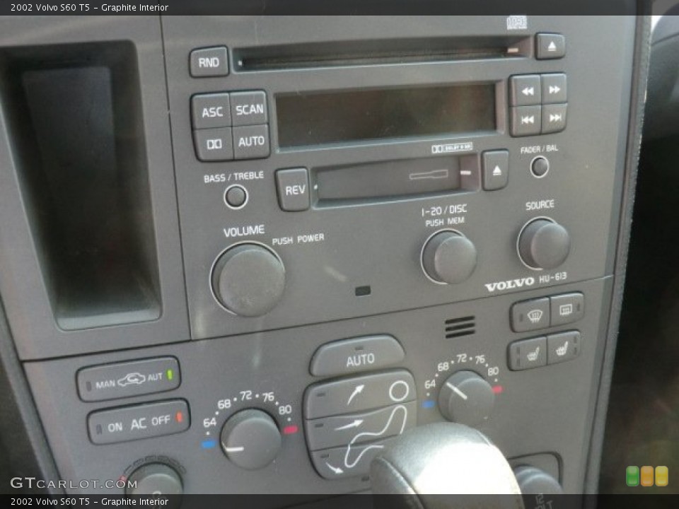 Graphite Interior Controls for the 2002 Volvo S60 T5 #62455150