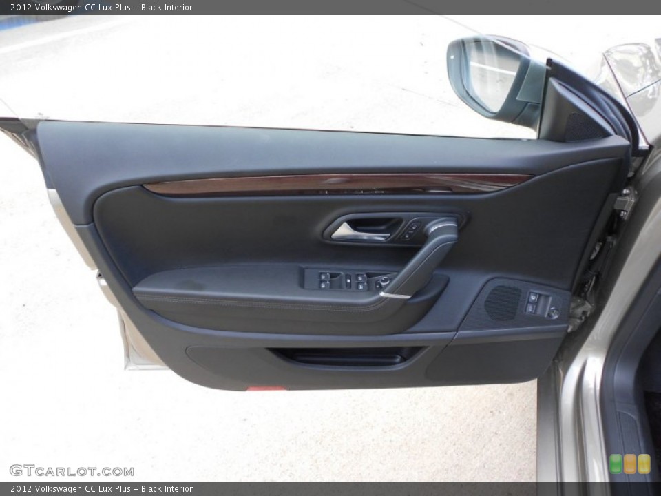 Black Interior Door Panel for the 2012 Volkswagen CC Lux Plus #62457055