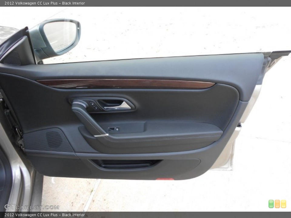 Black Interior Door Panel for the 2012 Volkswagen CC Lux Plus #62457069