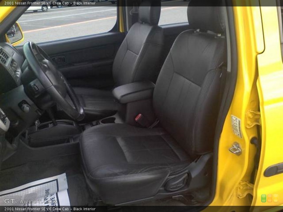 Black Interior Photo for the 2001 Nissan Frontier SE V6 Crew Cab #62457907