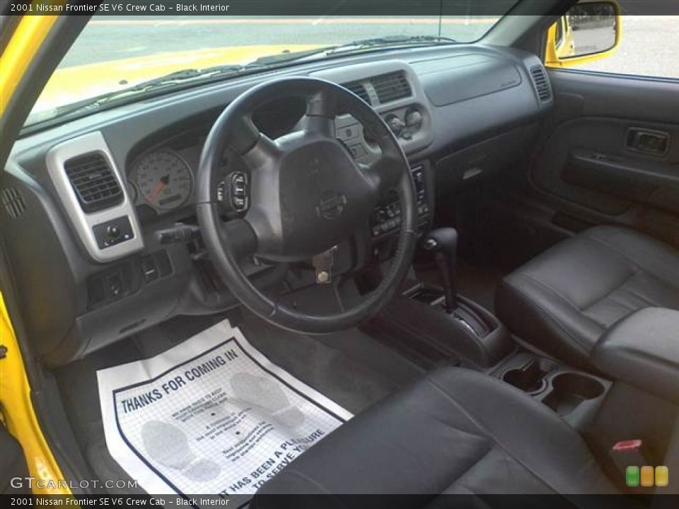 Black Interior Photo for the 2001 Nissan Frontier SE V6 Crew Cab #62457967