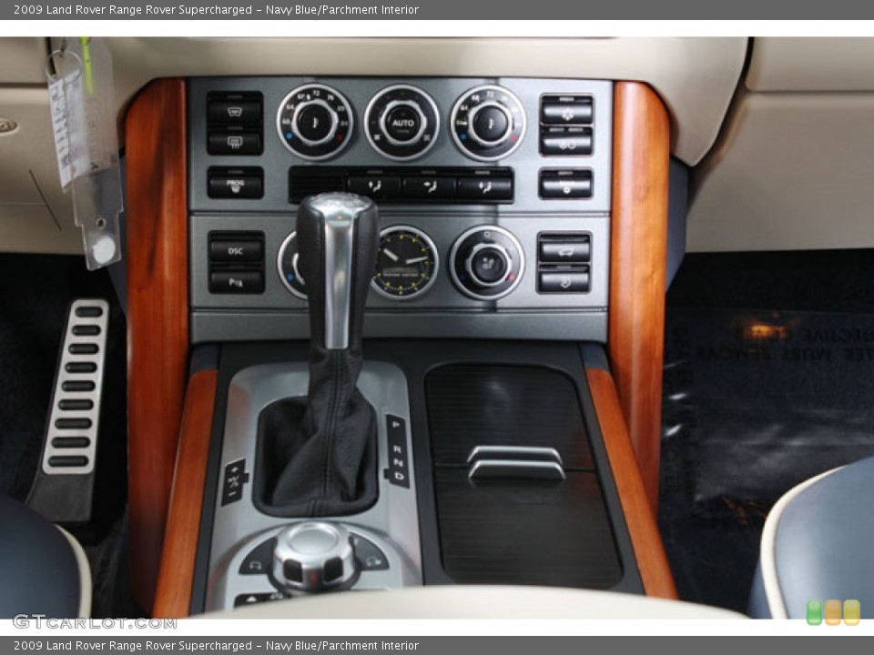 Navy Blue/Parchment Interior Controls for the 2009 Land Rover Range Rover Supercharged #62461366