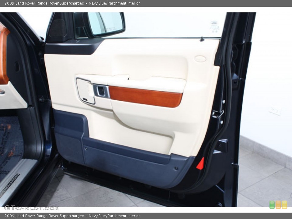 Navy Blue/Parchment Interior Door Panel for the 2009 Land Rover Range Rover Supercharged #62461378