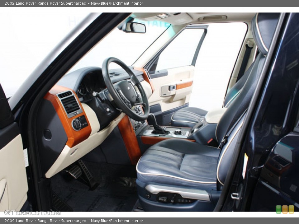 Navy Blue/Parchment Interior Photo for the 2009 Land Rover Range Rover Supercharged #62461411