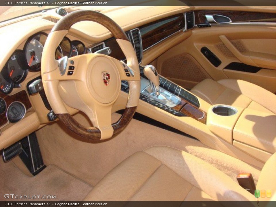 Cognac Natural Leather Interior Photo for the 2010 Porsche Panamera 4S #62461513