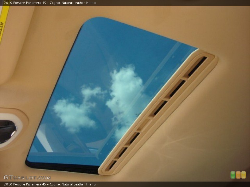 Cognac Natural Leather Interior Sunroof for the 2010 Porsche Panamera 4S #62461522