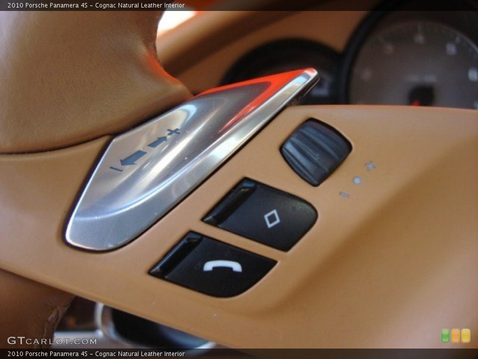 Cognac Natural Leather Interior Steering Wheel for the 2010 Porsche Panamera 4S #62461582