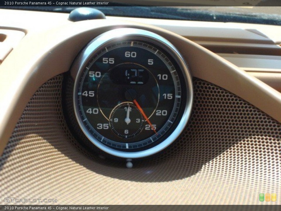 Cognac Natural Leather Interior Gauges for the 2010 Porsche Panamera 4S #62461597